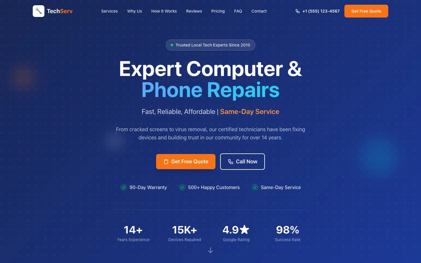TechServ business design example